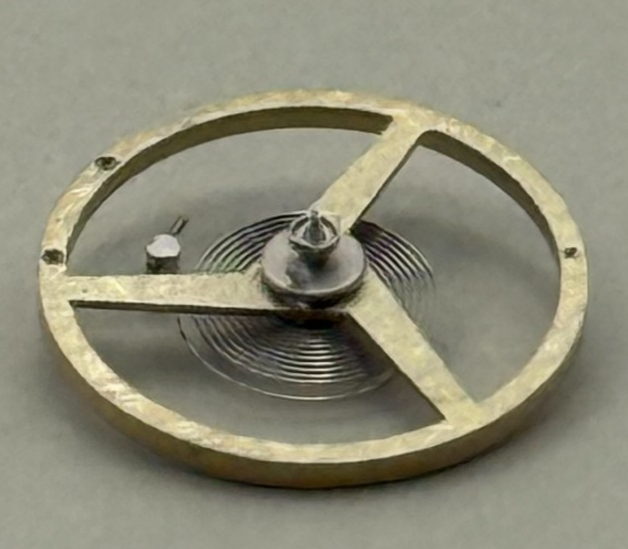 ETA 2512 Balance Wheel Complete And Spring 7¾’’’ 1454 M Watch Movement Parts 