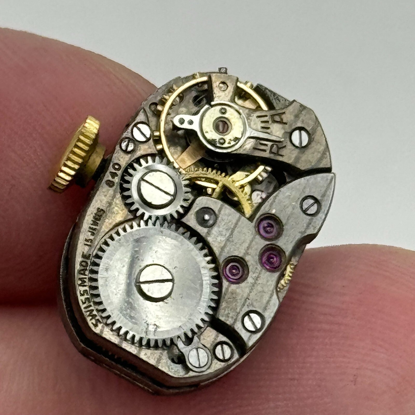 12.7mm Ladies ETA Cal 761 Manual Wind Watch Movement Swiss Vintage PARTS SPARES