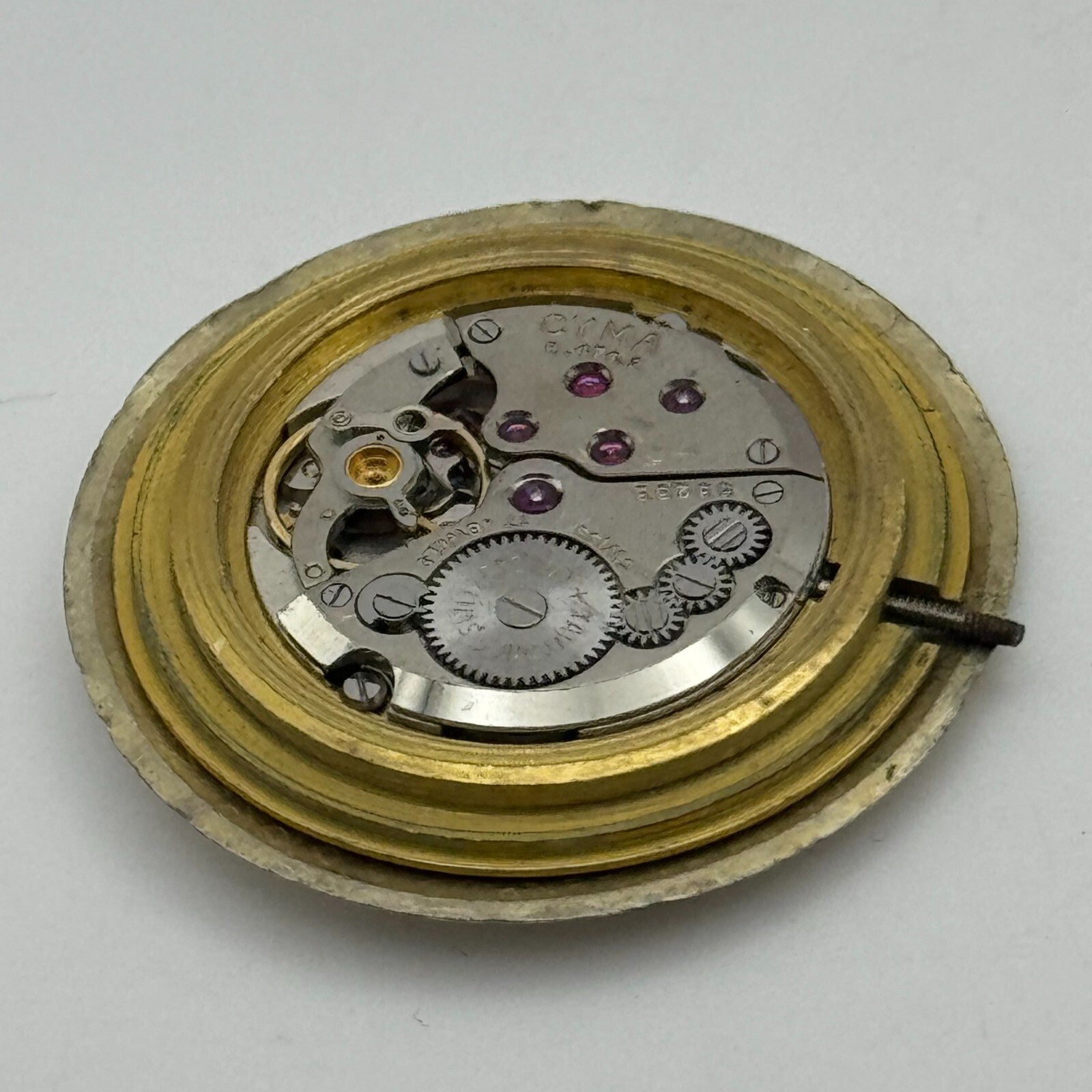 29.4mm Tavannes Cyma R474.2 Manual Wind Watch Movement Vintage Swiss PARTS SPARE