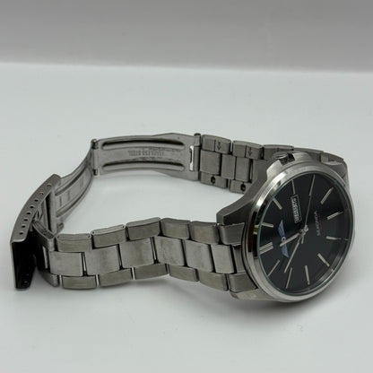 Sekonda Men's Quartz Watch Date Dial Silver Tone Bracelet 43mm PARTS REPAIR