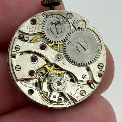 23.6mm Unidentified Sub Seconds Trench Watch Movement Manual Wind PARTS SPARES