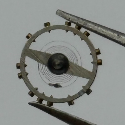 AS 1051 Balance Wheel Complete And Spring 5 1/4’’’ 34 M Watch Movement Parts NOS