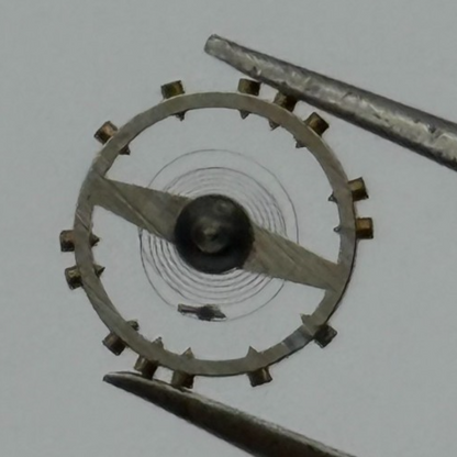 AS 1051 Balance Wheel Complete And Spring 5 1/4’’’ 34 M Watch Movement Parts NOS