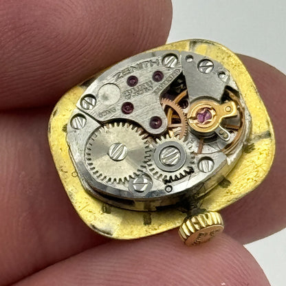 12.9mm Ladies Zenith Cal 16.5 Manual Wind Watch Movement Swiss Vintage PARTS