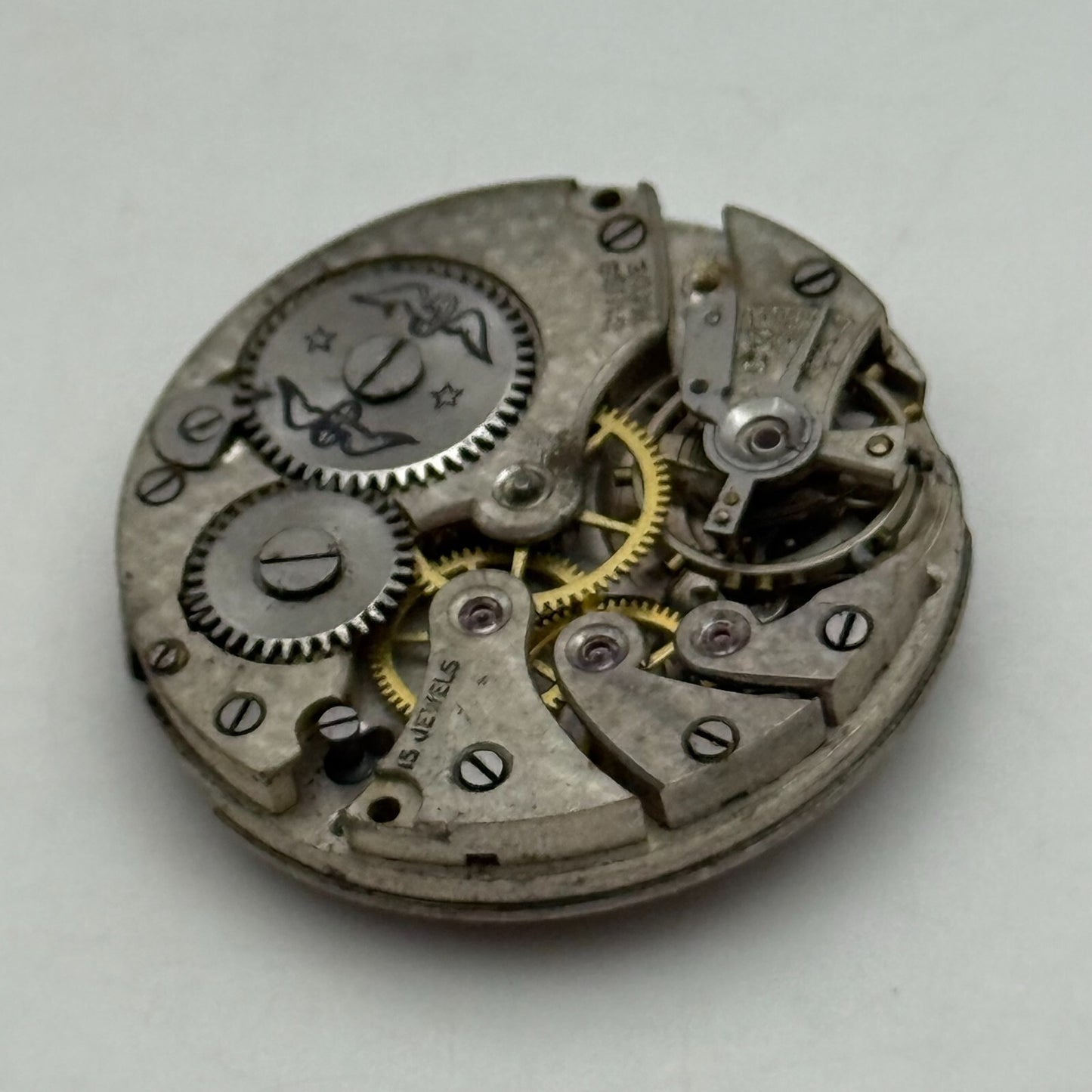 26.7mm Vintage AS 554 Balance Ok Trench Manual Wind Watch Movement PARTS REPAIR