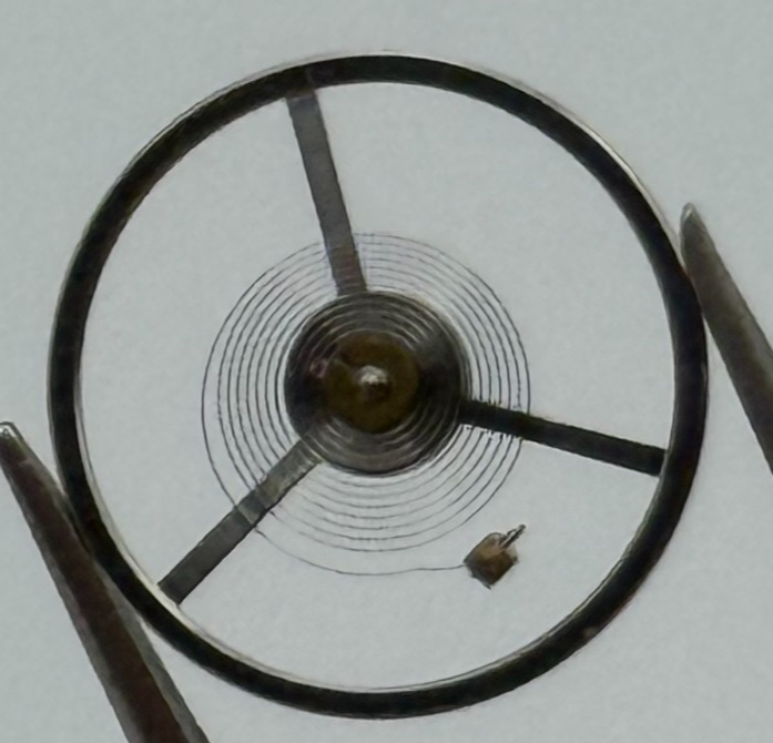 EB 8381 8391-66 Balance Wheel Complete And Spring 10 1/2’’’ Watch Movement Parts