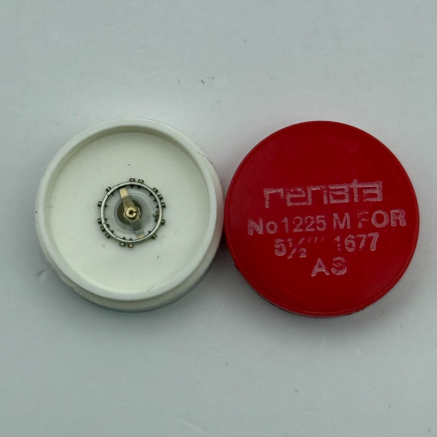 AS 1677 Balance Wheel Complete And Spring  5½’’’ 1225 M Watch Movement Parts NOS