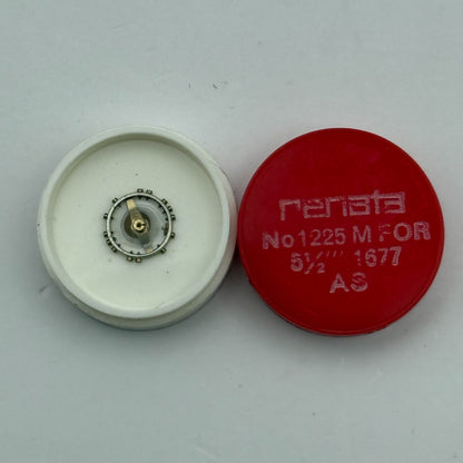 AS 1677 Balance Wheel Complete And Spring  5½’’’ 1225 M Watch Movement Parts NOS