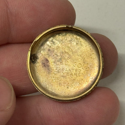 25mm Ladies SMALL Art Deco Gold Plated Sub Seconds Old Watch TO RESTORE