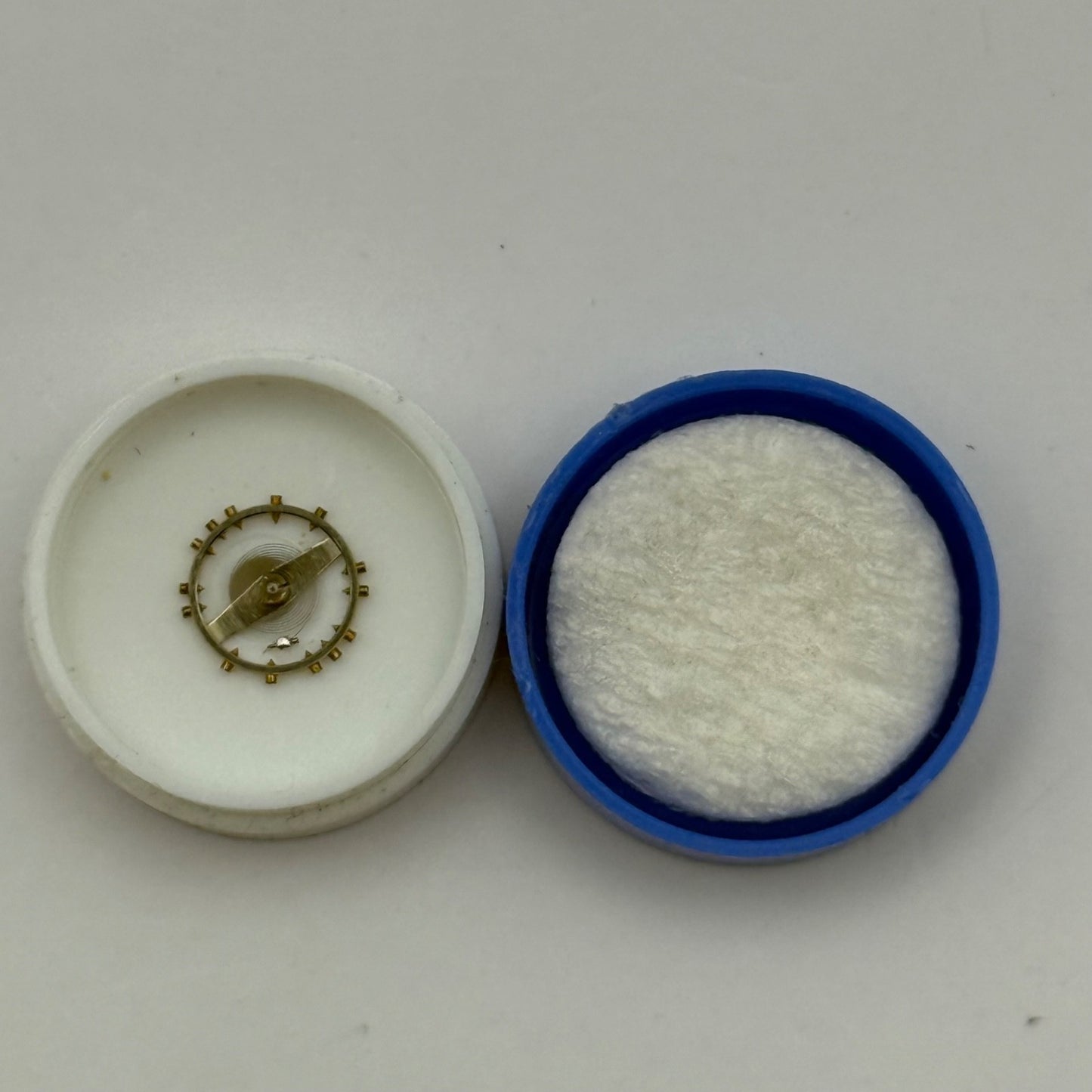 Record 108, 109 Balance Wheel Complete And Spring 290 Watch Movement Parts NOS