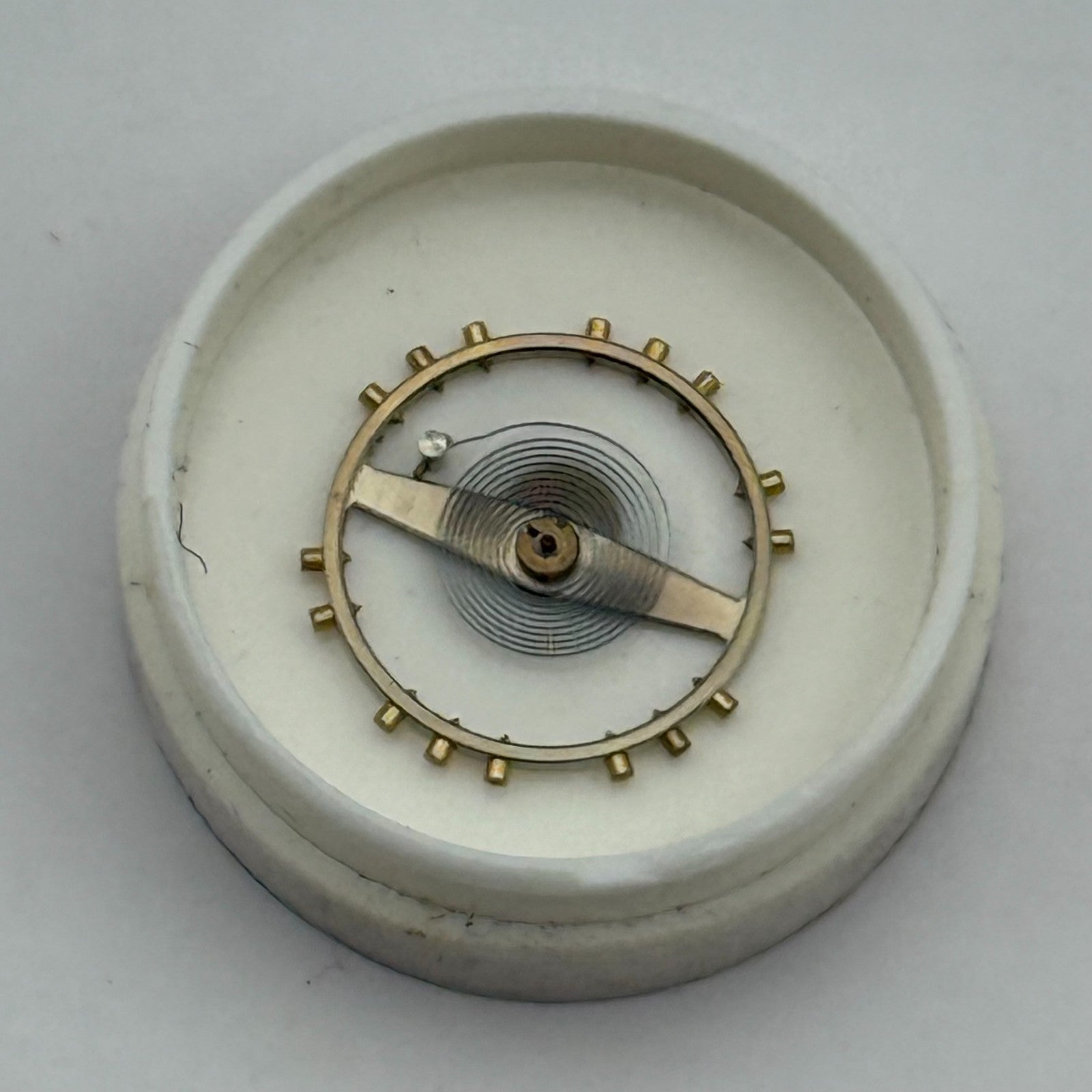 AS 1700-3 Balance Wheel Complete And Spring  Inca  Watch Movement Parts NOS