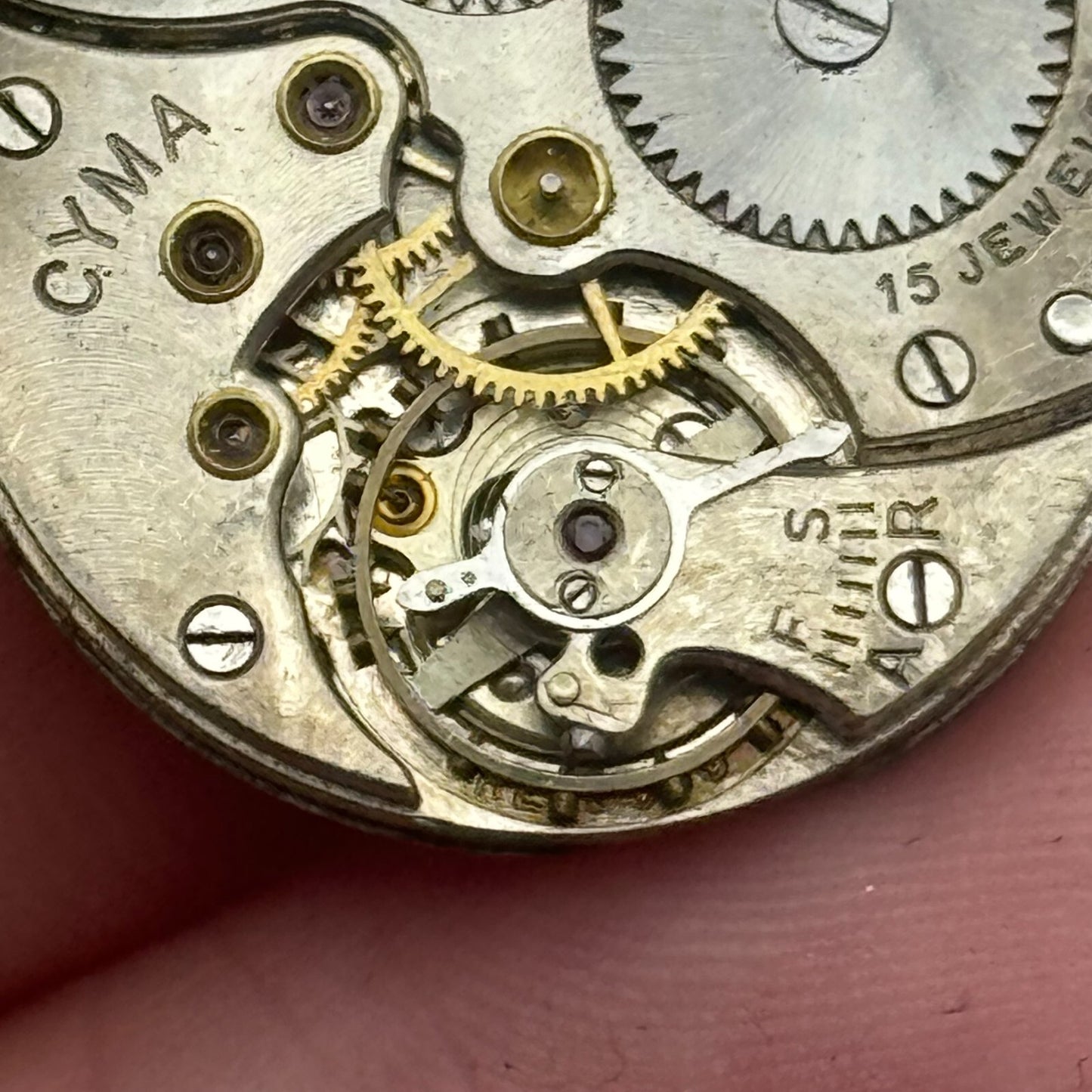 23.6mm Cyma Ref . 030 Manual Wind Watch Movement Swiss Vintage PARTS SPARES