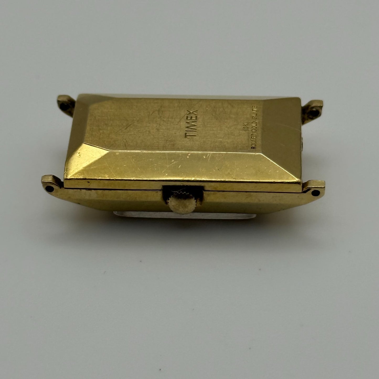 Timex Electric Ladies Quartz Watch 10k Rolled Gold Plated 18mm UNTESTED PARTS