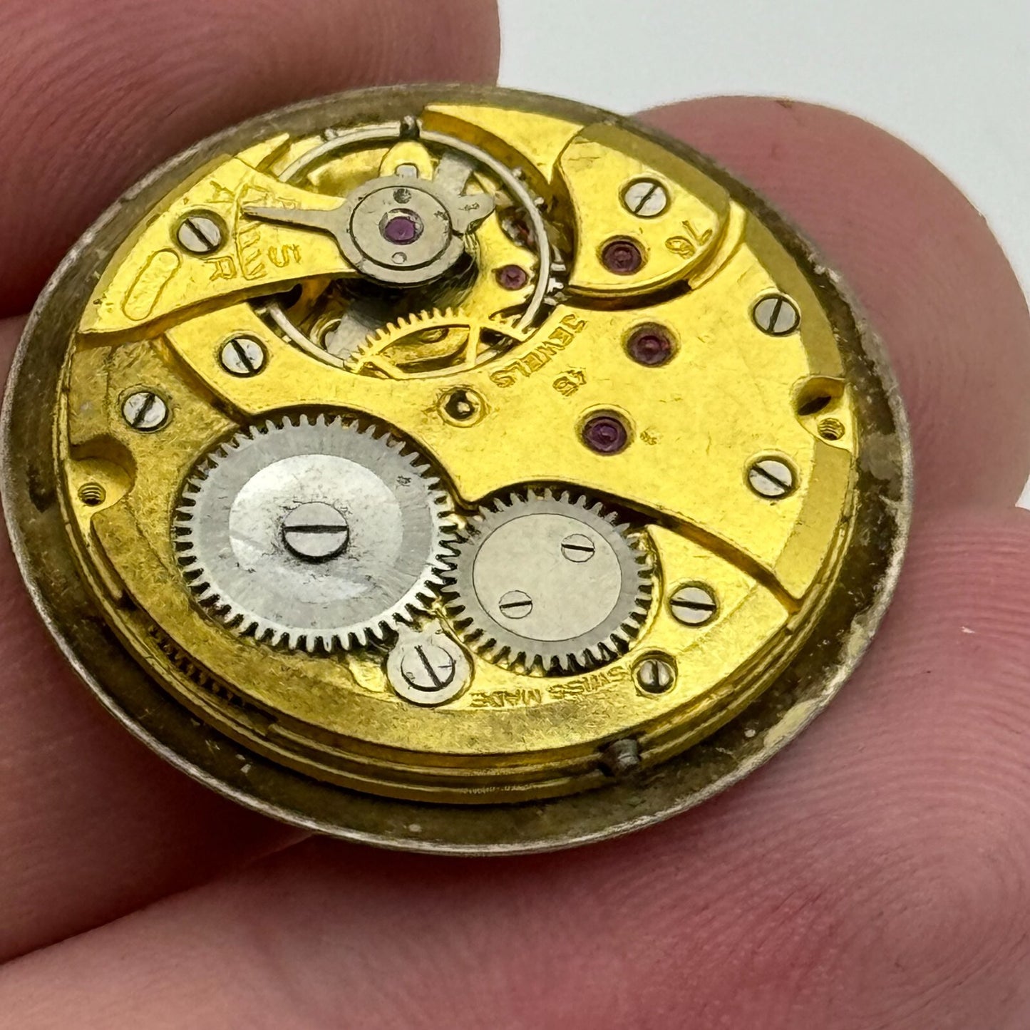 23.1mm Rotary Maximus Vertex Revue 76 Manual Wind Watch Movement Vintage PARTS