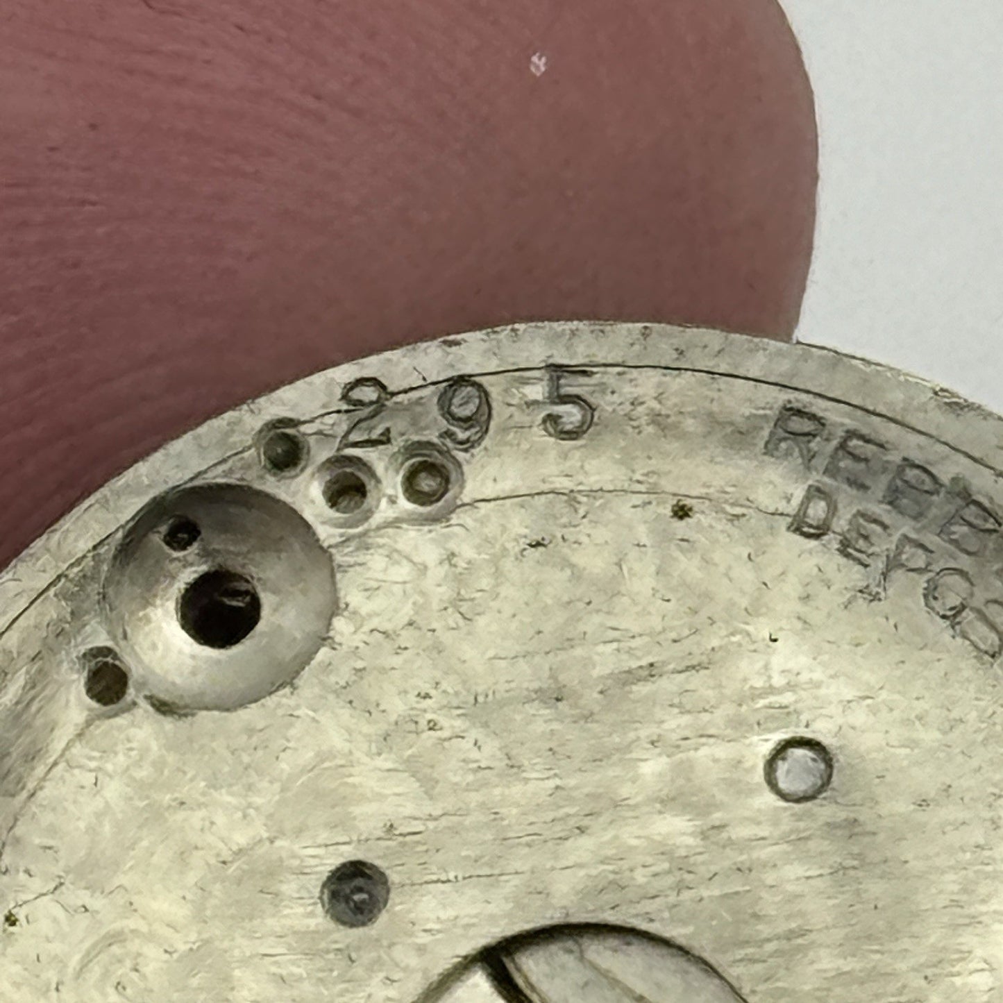 25.7mm Early ROLEX Rebberg Depose 15 Jewels Antique Watch Movement PARTS SPARES