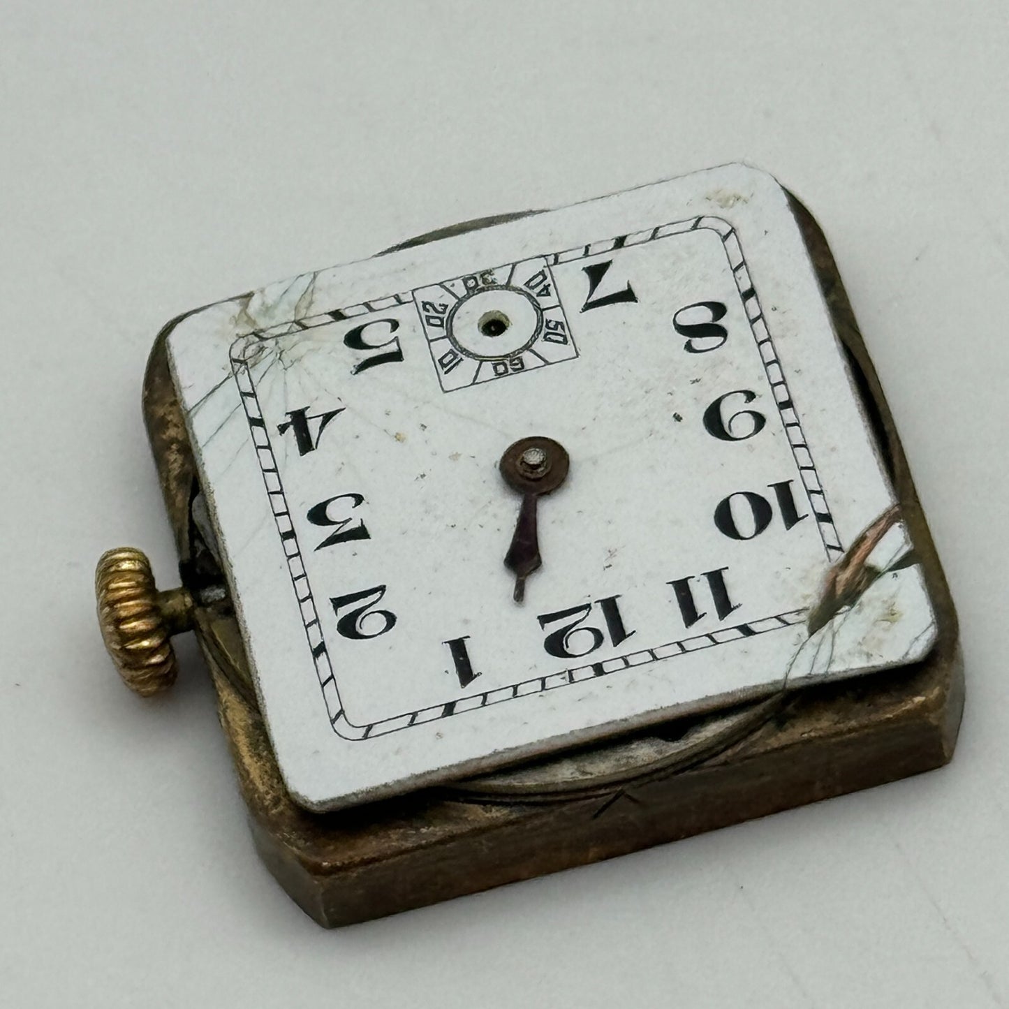 23.3mm Marvin U.S Patent Sub Seconds Trench Watch Movement Manual Wind PARTS