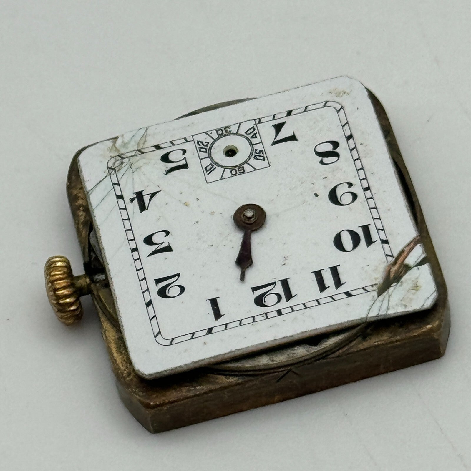 23.3mm Marvin U.S Patent Sub Seconds Trench Watch Movement Manual Wind PARTS