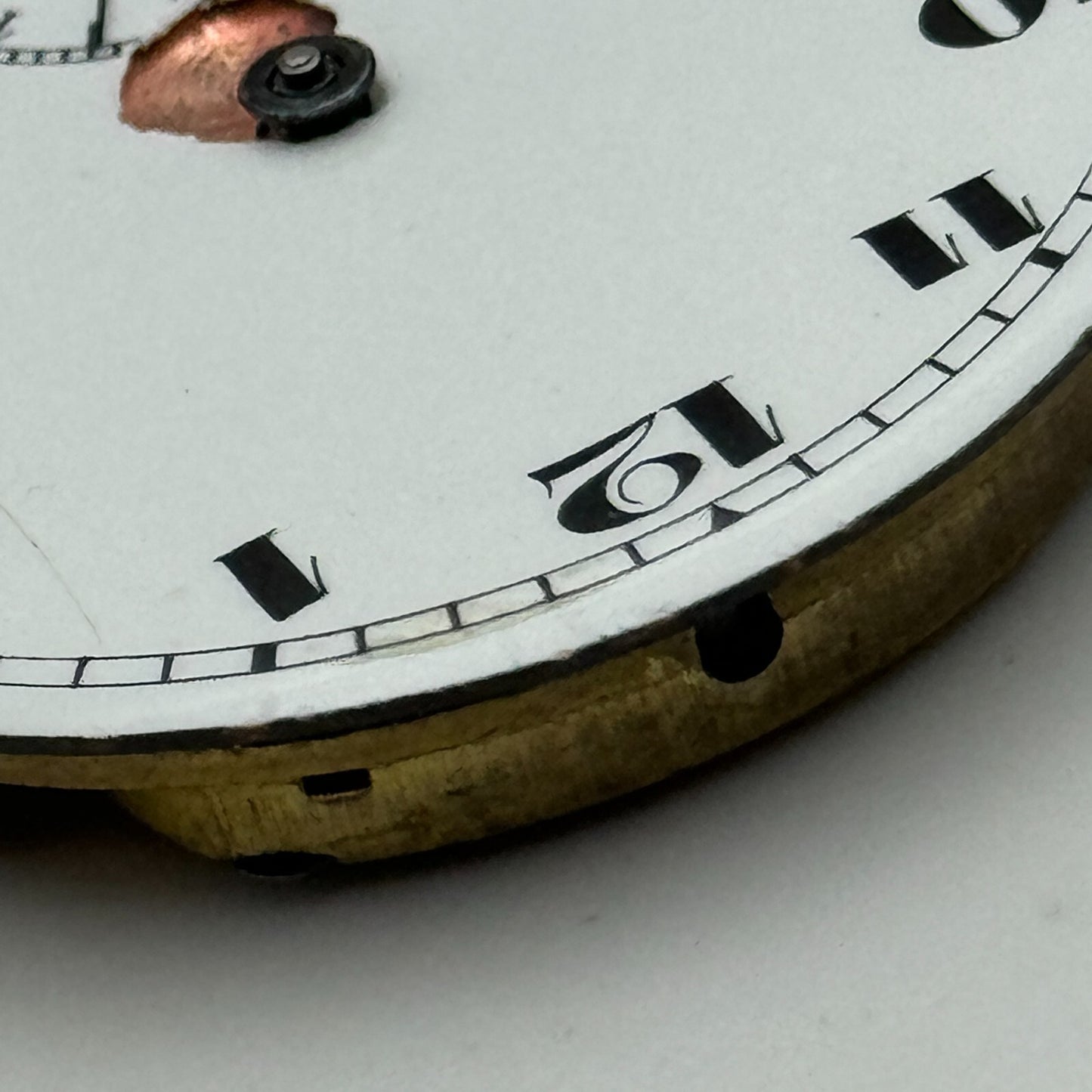 43.2mm Vintage Open Face Sub Seconds Balance Ok Pocket Watch Movement PARTS
