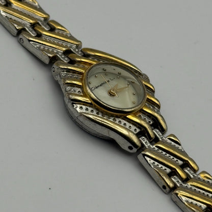 Clementine L. Ladies Quartz Watch MOP Dial Two Tone Bracelet Working 22mn