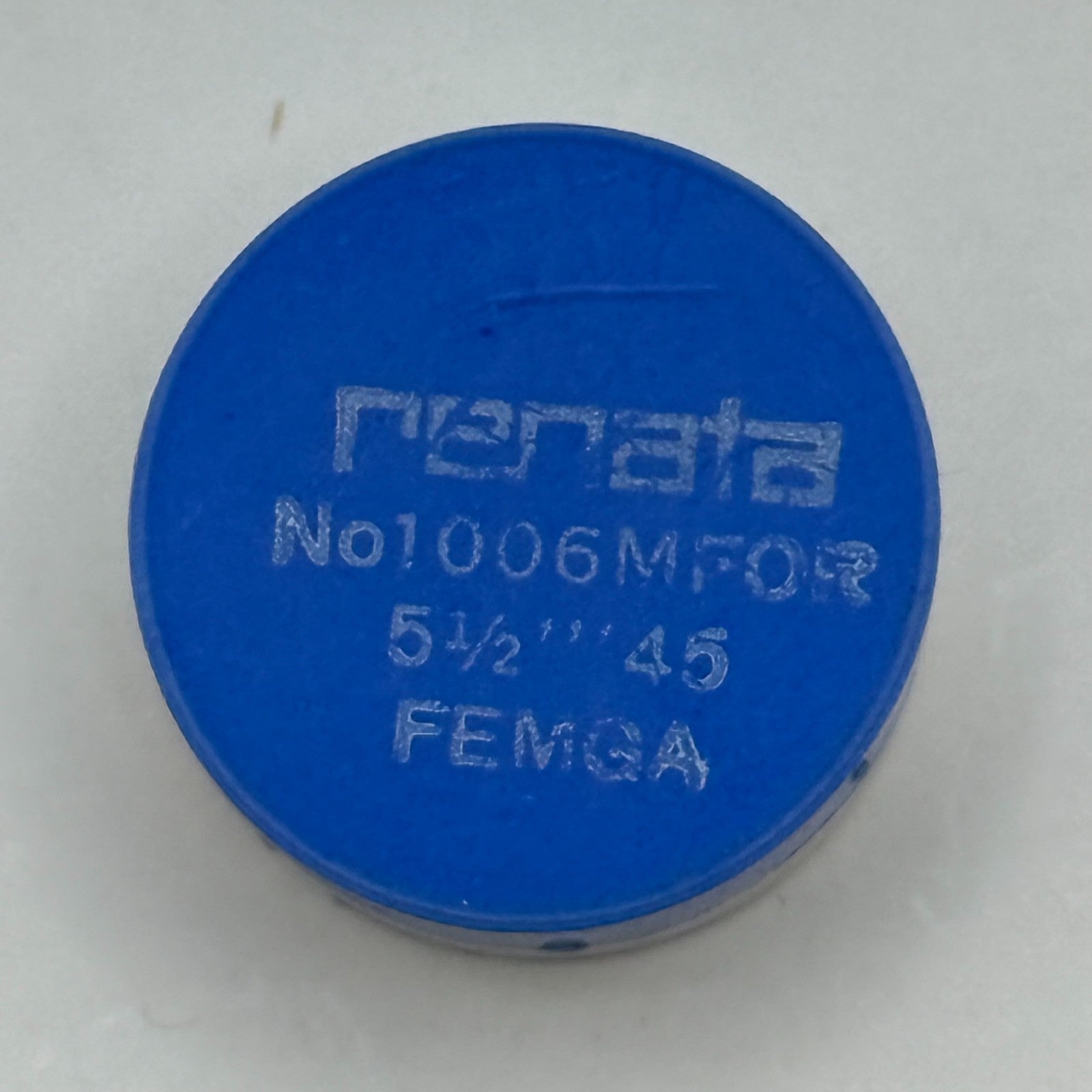 Femga 45 Balance Wheel Complete And Spring 5 1/2''' 1006 M Watch Movement Parts 