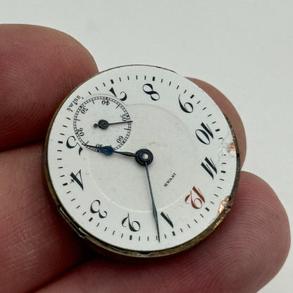 25mm Invar Watch Co 15 Jewels Quality Trench Watch Movement Manual Wind PARTS