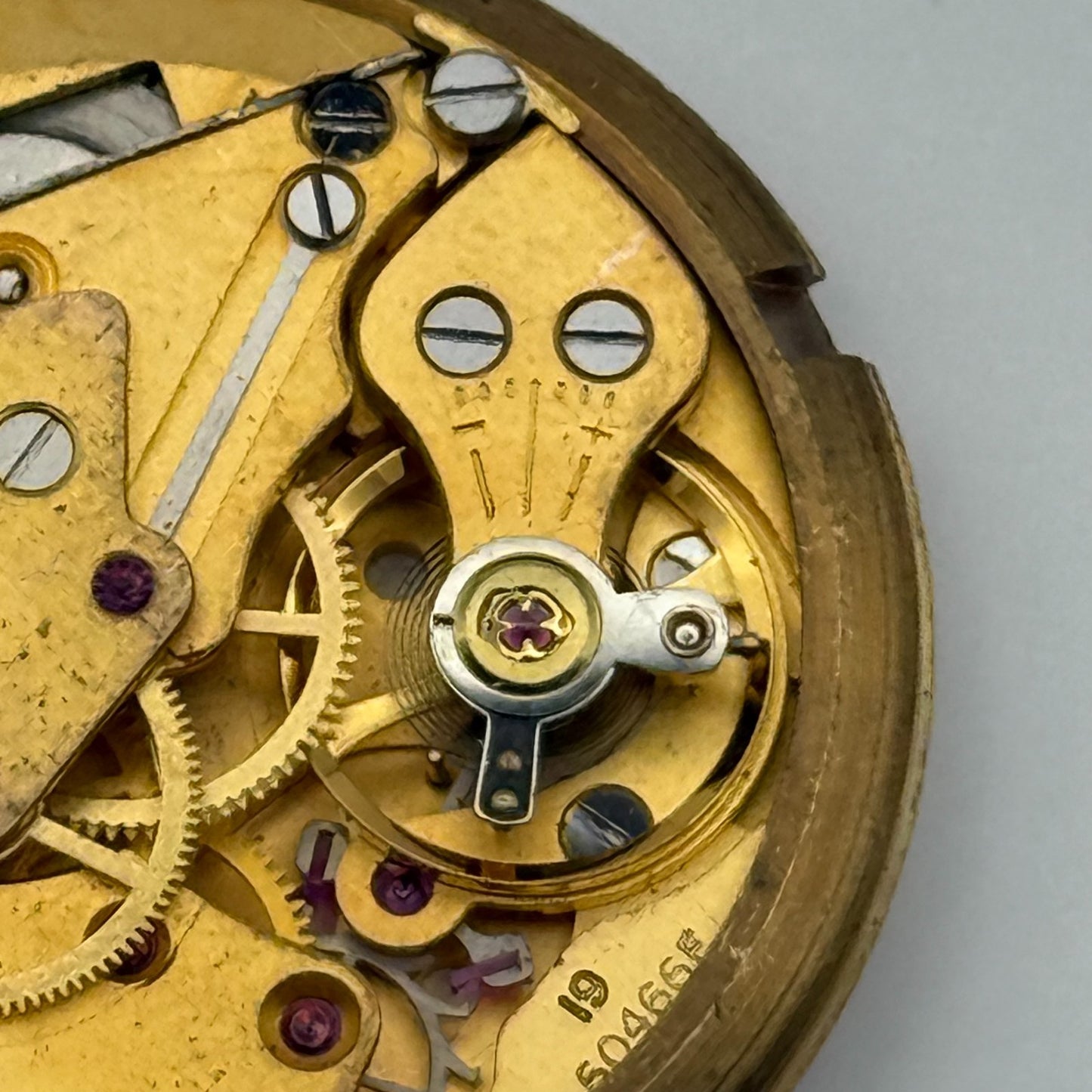 Smiths Astral 60466E Hacking Watch Movement Running Manual Wind Parts 31.3mm