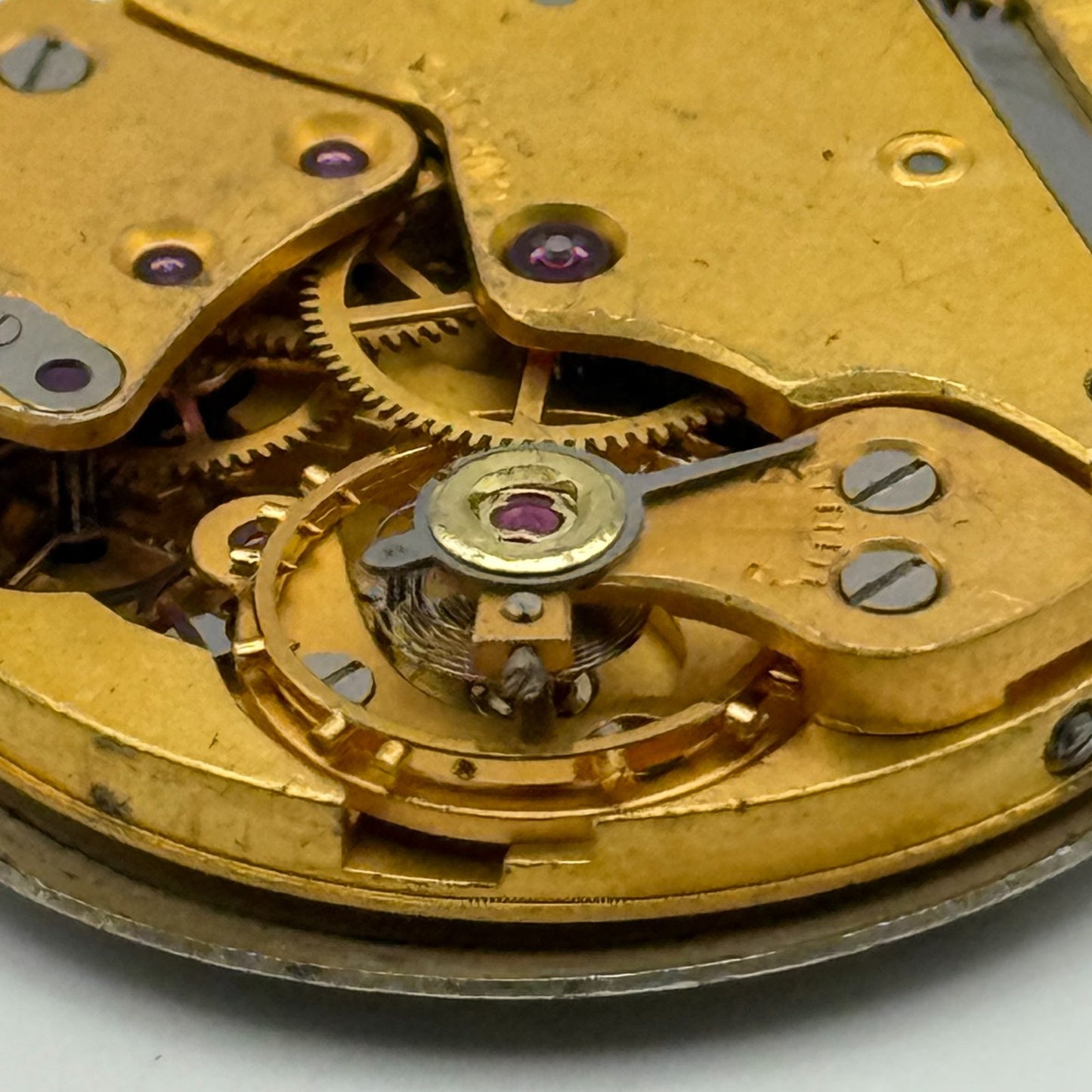 Smiths De Luxe Garrard 18 Jewels Watch Movement Manual Wind Vintage Parts 26.8mm
