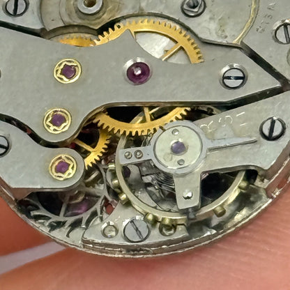 19.6mm Vintage Otto Meyer OM 140 Swiss Manual Wind Watch Movement PARTS REPAIR