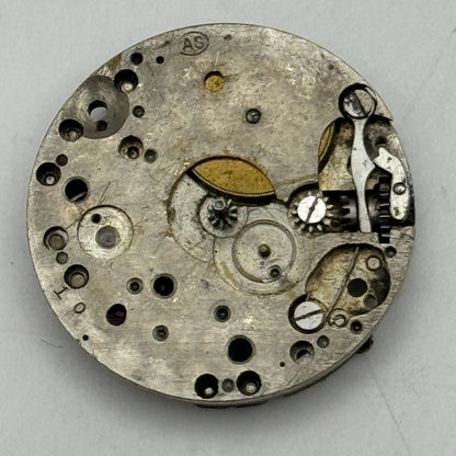 23.6mm AS A Schild Swiss Manual Wind Watch Movement Vintage PARTS SPARES