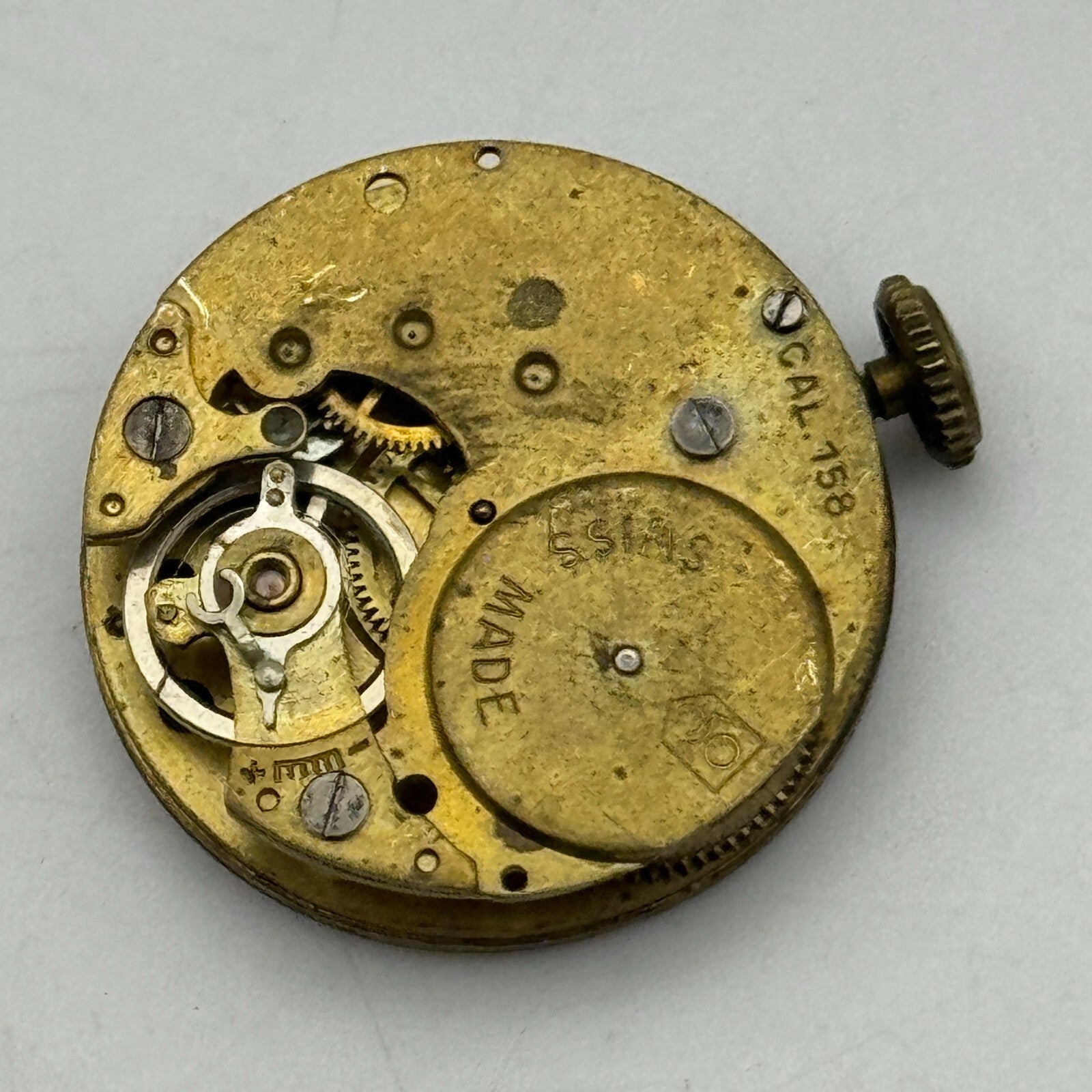 23.7mm Oris Cal 158 Bentima Mother Of Pearl Manual Wind Swiss Watch Movement