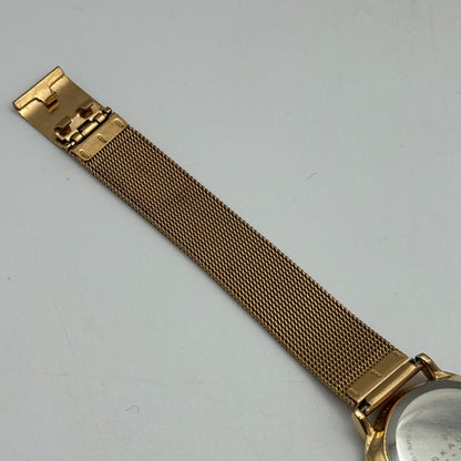 28mm Working Skagen Denmark 804SRR Steel Rose Gold Tone MOP Quartz Watch 8 Inch