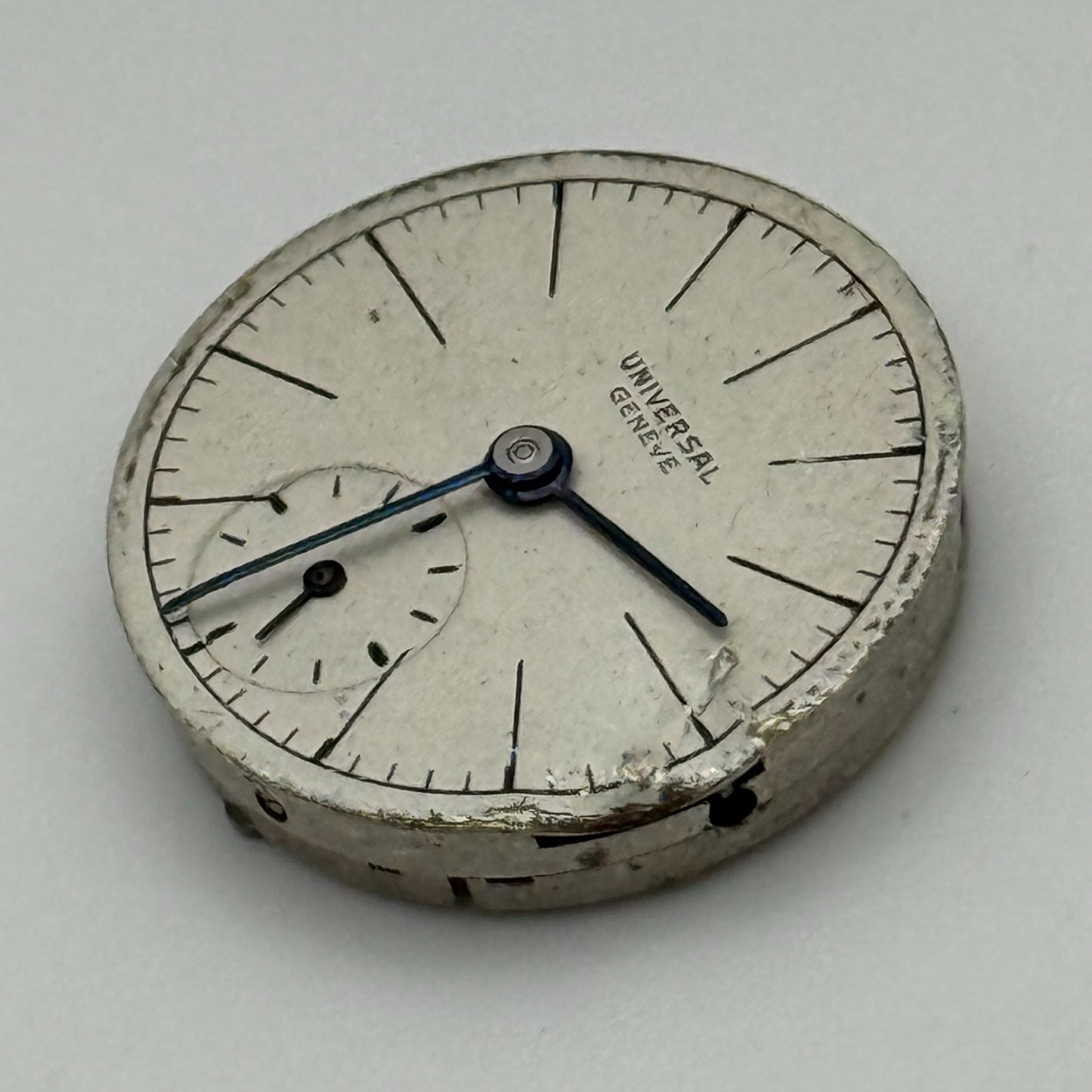 19.9mm Vintage Universal Geneve 258 Manual Wind Watch Movement PARTS REPAIR