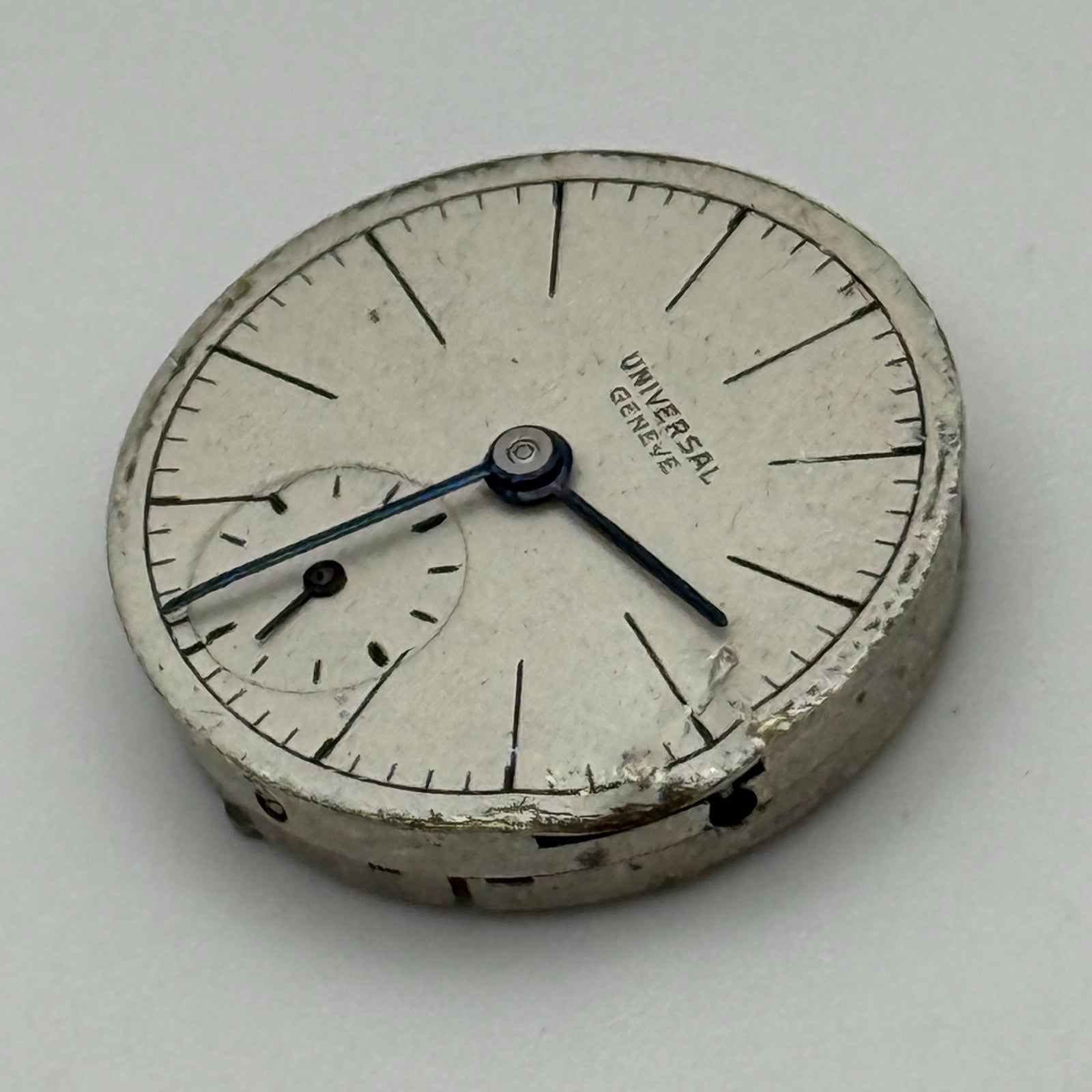 19.9mm Vintage Universal Geneve 258 Manual Wind Watch Movement PARTS REPAIR