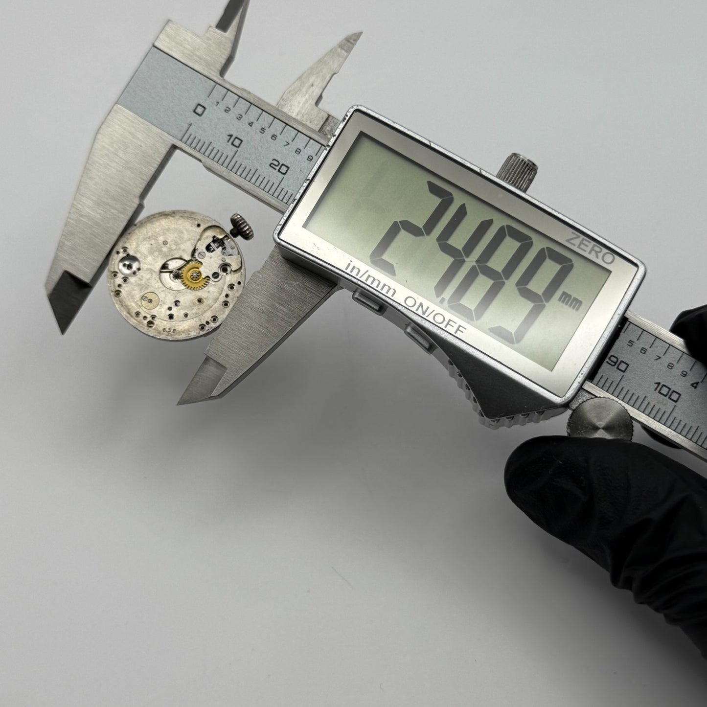 Depose 858 Patent 51482 Trench Watch Movement Manual Wind Vintage Parts 24.8mm