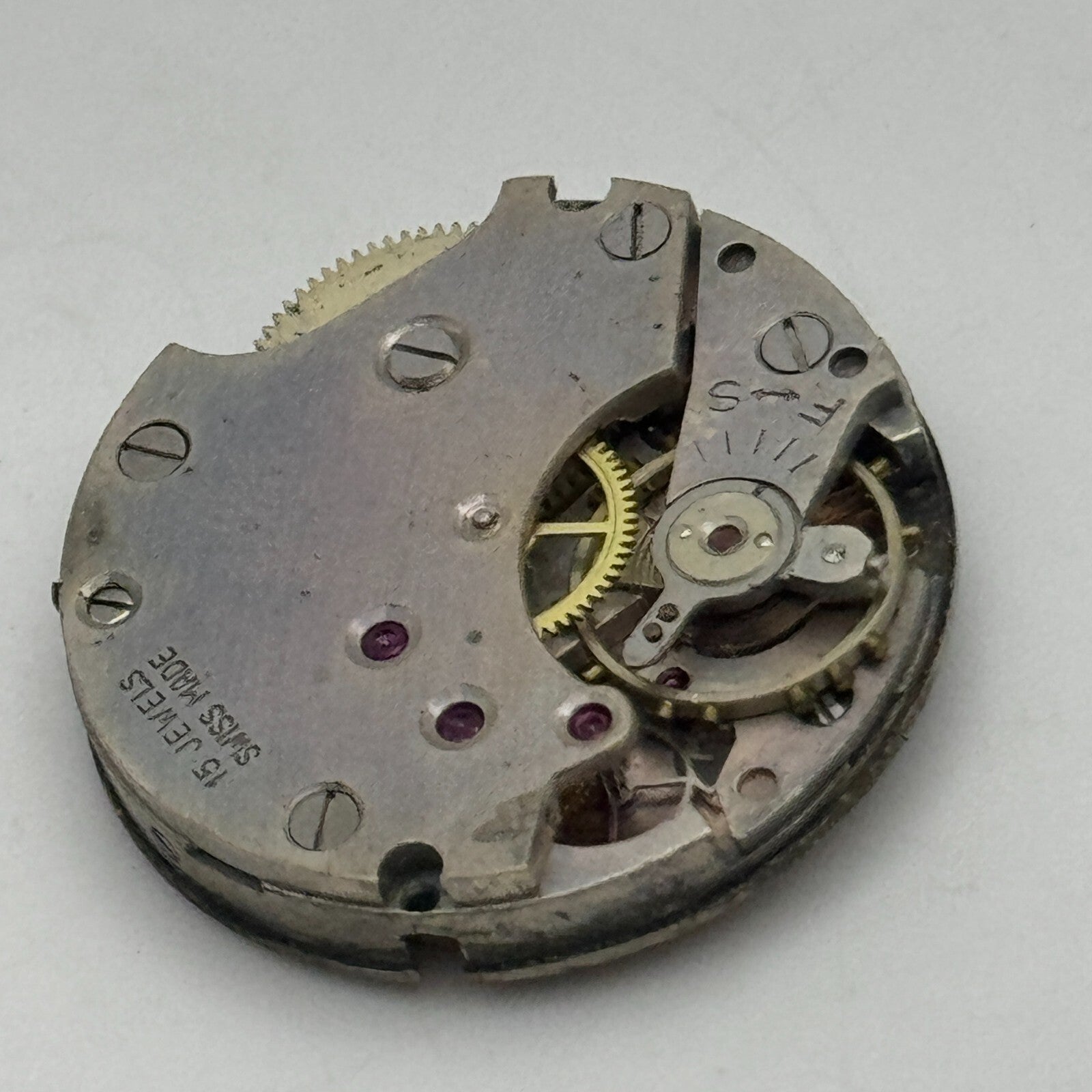 24mm Derrick Arogno A 120 Balance Ok Manual Wind Swiss Watch Movement PARTS