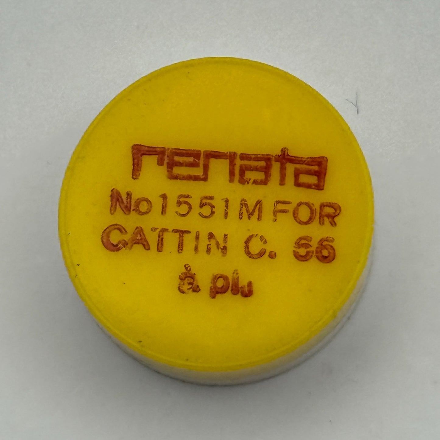 Cattin C66 Balance Wheel Complete And Spring  1551 M Watch Movement Parts NOS