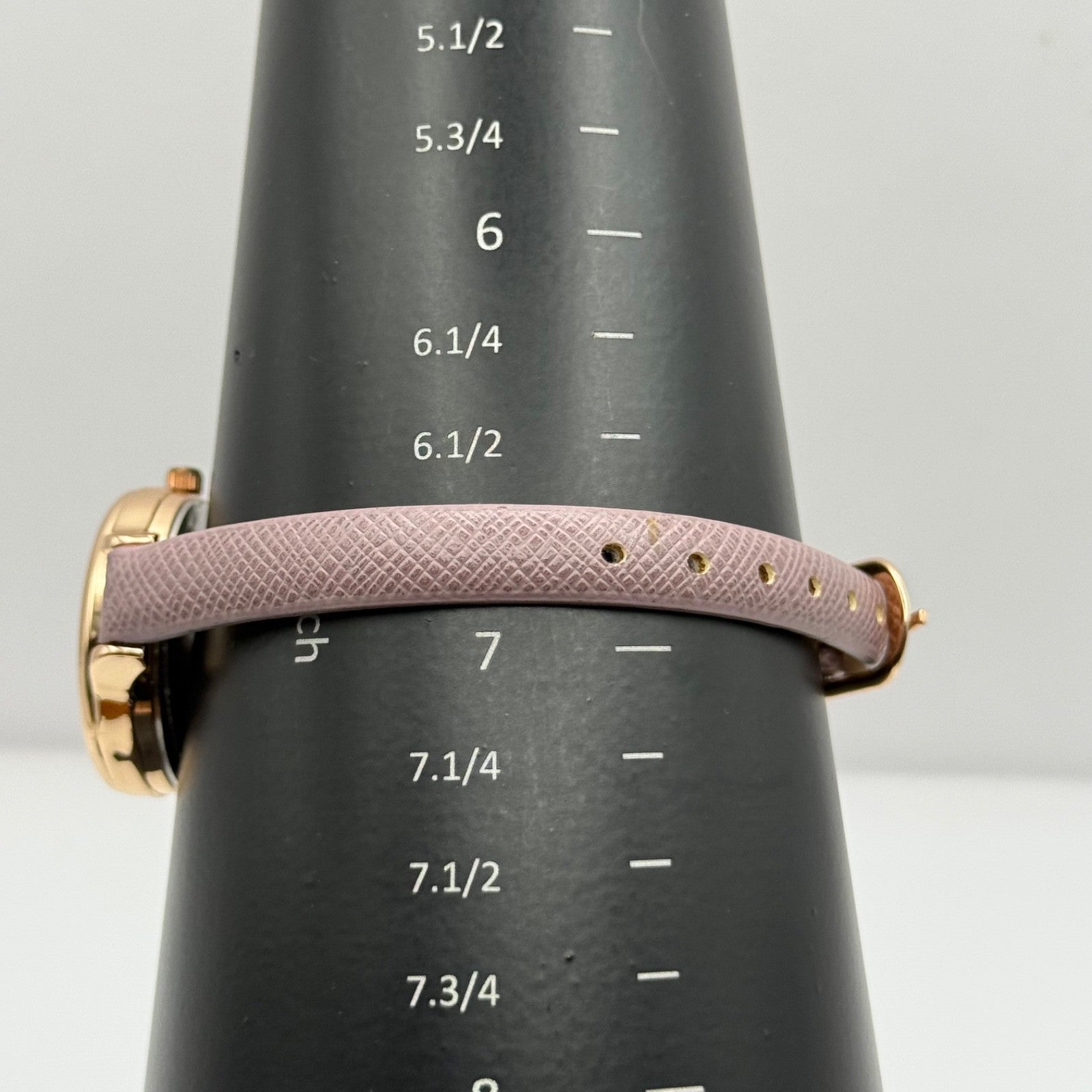 Ladies Pierre Cardin Watch Working New Battery Pink Strap Quartz 28mm