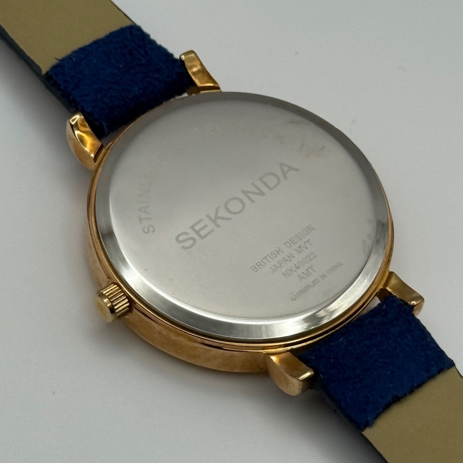 Working Ladies Sekonda Peacock Dial 34mm Quartz Watch New Battery Adjustable