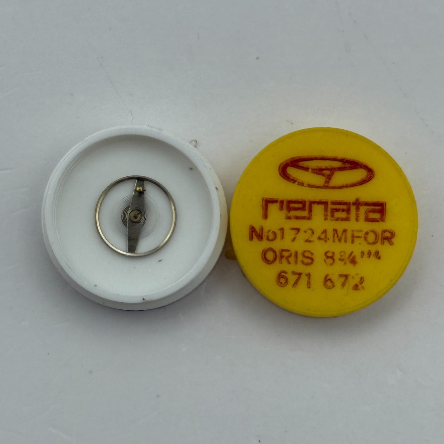 Oris 671 672 Balance Wheel Complete And Spring 8¾’’’ 1724 M Watch Movement Parts