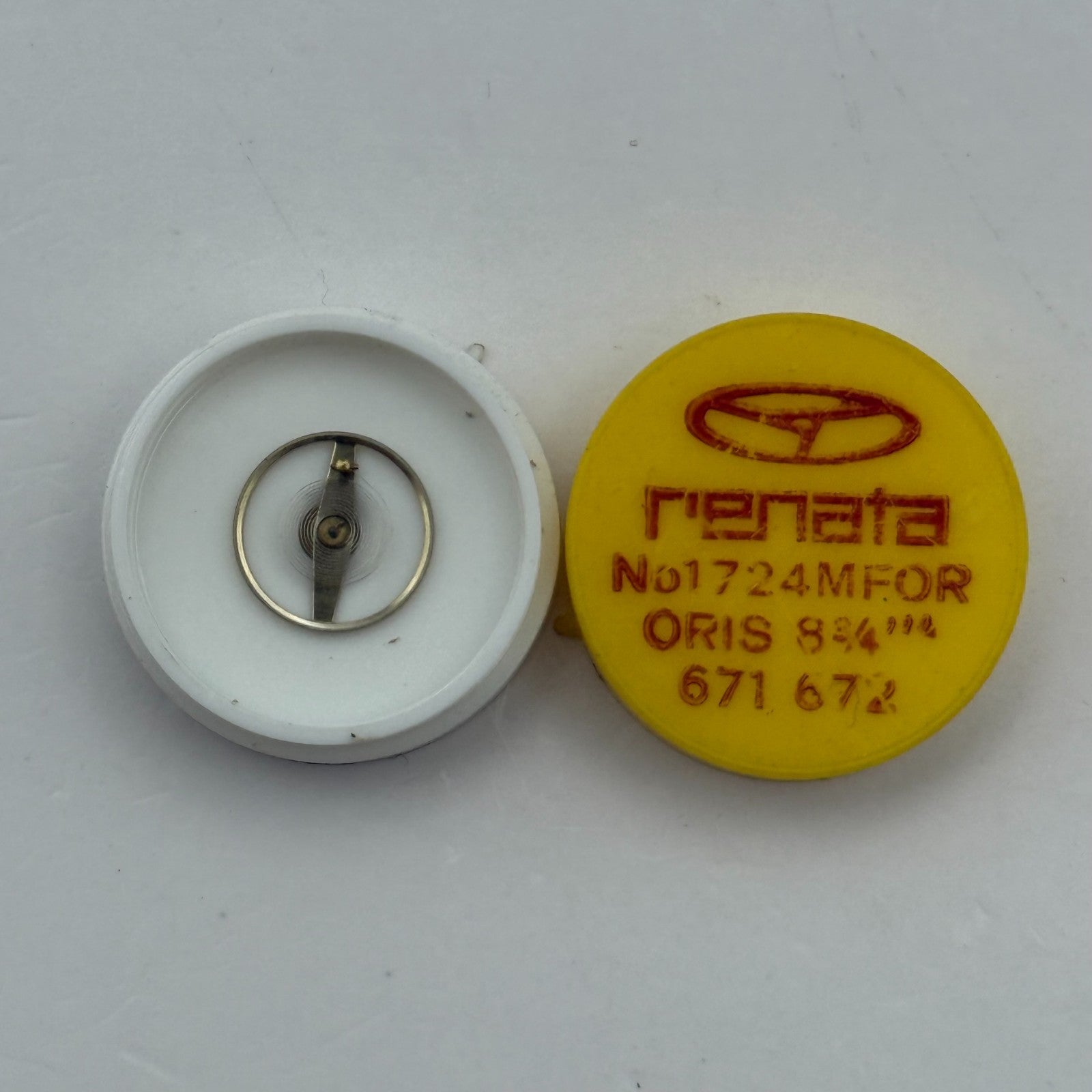 Oris 671 672 Balance Wheel Complete And Spring 8¾’’’ 1724 M Watch Movement Parts