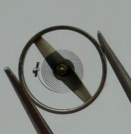 ST 69 Balance Wheel Complete And Spring 6 3/4’’’ Renata Watch Movement Parts NOS