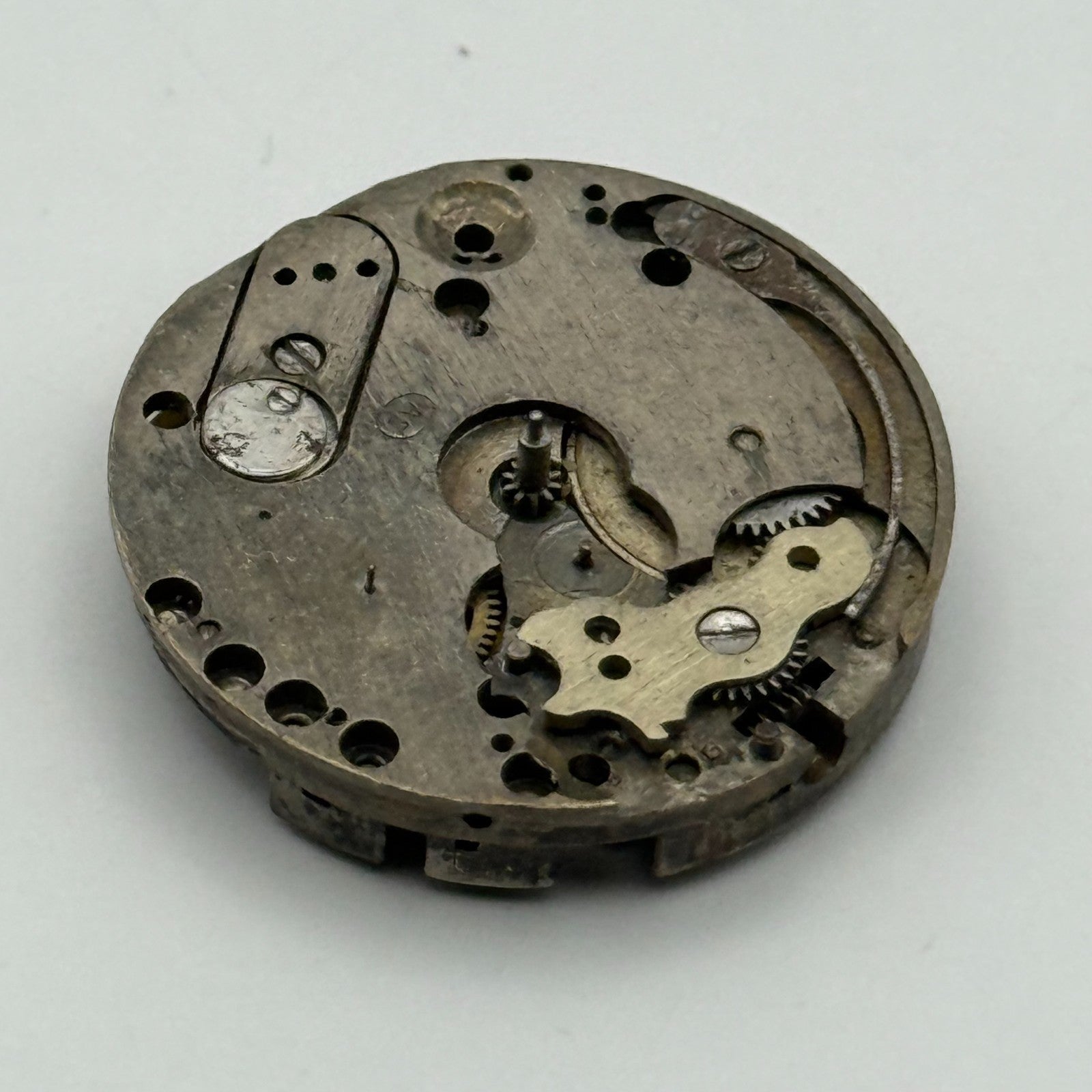 AS A Schild Watch Movement Manual Wind Vintage Swiss Parts Repair Spares 23.7mm