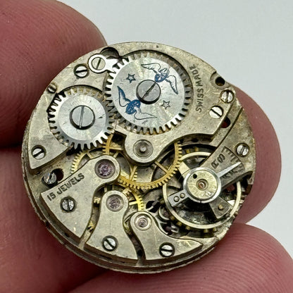 23.6mm Rotary As A Schild 15 Jewels Swiss Manual Wind Watch Movement PARTS