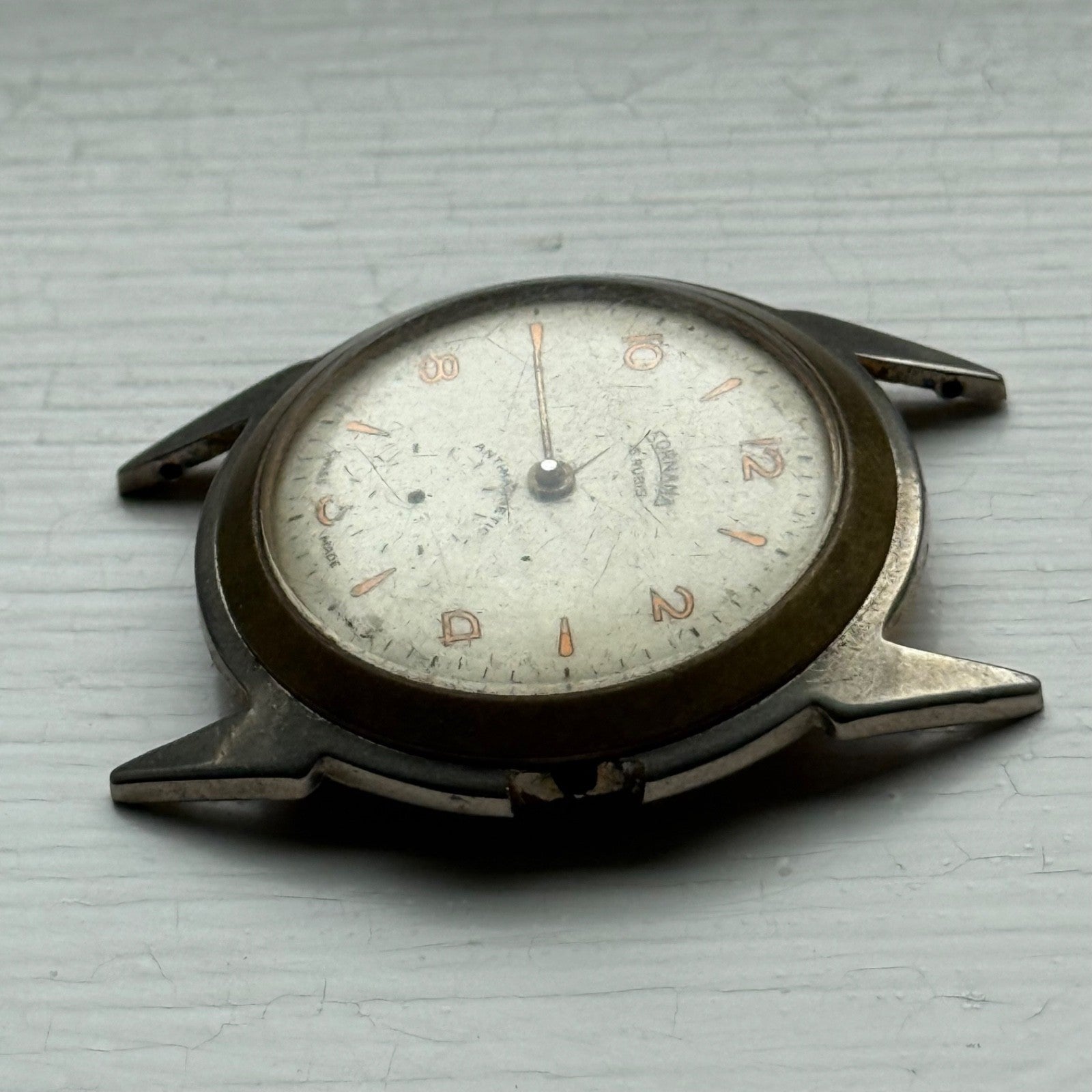 35mm Vintage Sornana 15 Rubis Swiss EB? Manual Wind Watch FOR PARTS / REPAIR