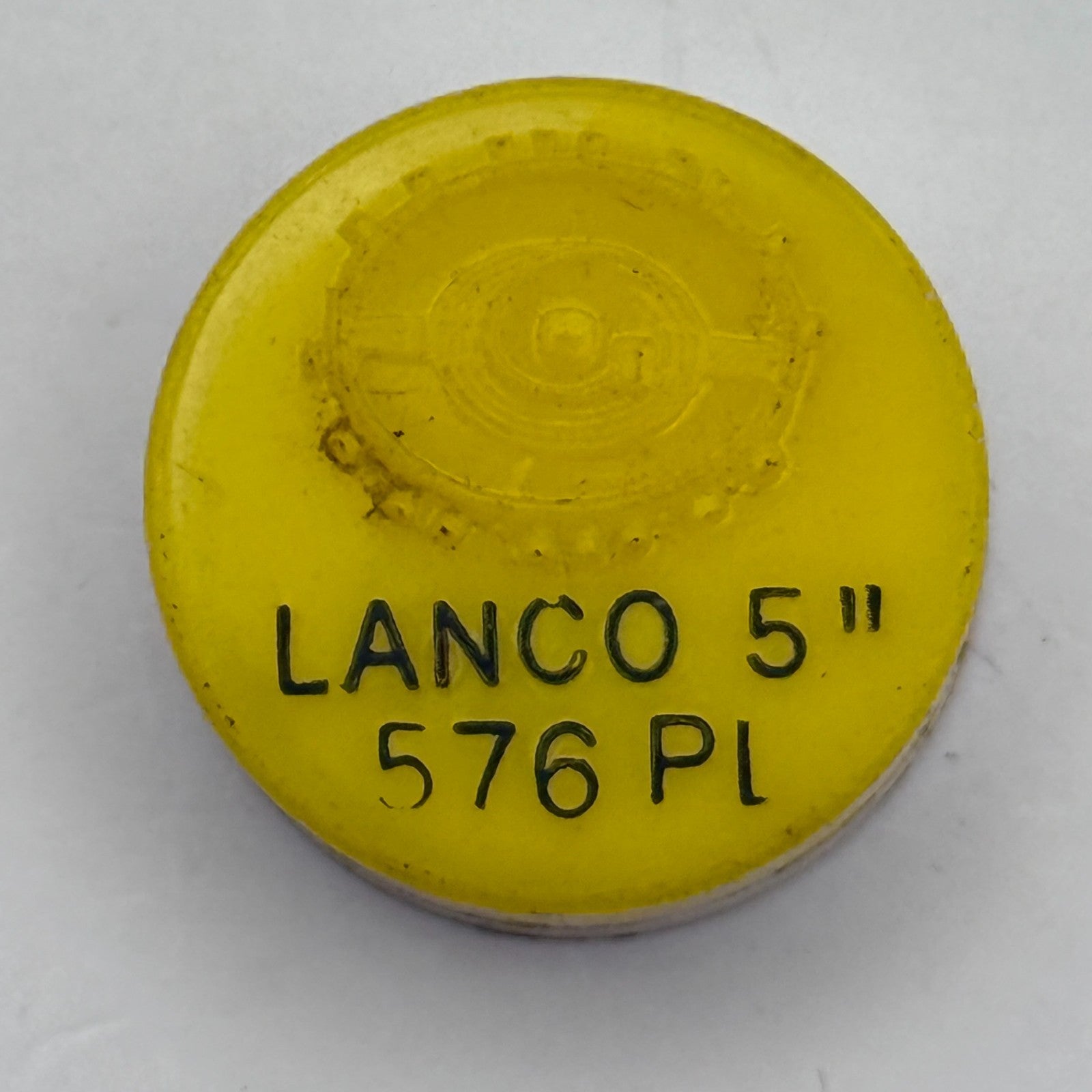 Lanco 576 Balance Wheel Complete And Spring  5’’’ PL Watch Movement Parts NOS