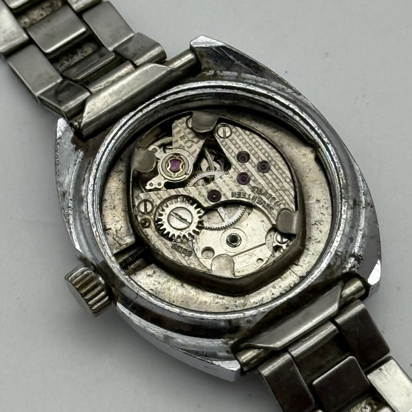 27mm Vintage Cliper 17 Rubis Incabloc Manual Wind Swiss Watch For PARTS REPAIR