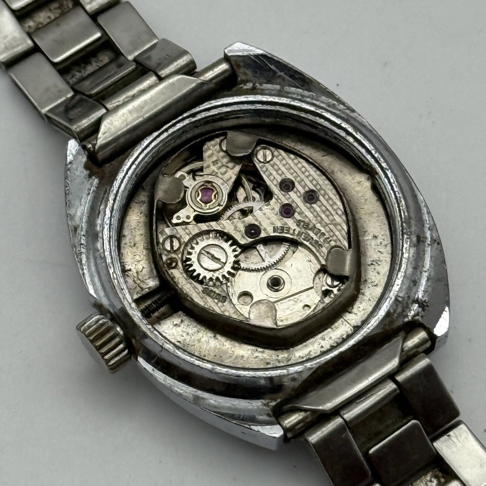 27mm Vintage Cliper 17 Rubis Incabloc Manual Wind Swiss Watch For PARTS REPAIR