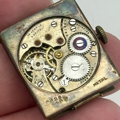 20.9mm Running Cyma Ref 836 J W Benson Manual Wind Swiss Watch Movement PARTS