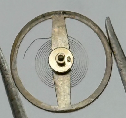 Ebosa 52 Balance Wheel Complete And Spring 5 1/4''' 130 Watch Movement Parts 