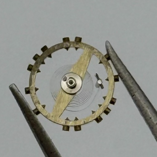 AS 1234 Balance Complete 5''' Inca Renata 1532 M Watch Movement Parts Vintage